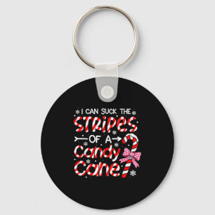 Adult Christmas Funny Candy Cane Naughty Xmas Holi Keychain