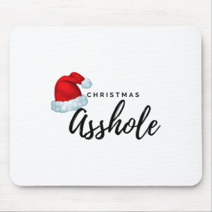 Adult Christmas Hole  Mouse Pad