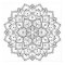 Adult Coloring Mandala Poster