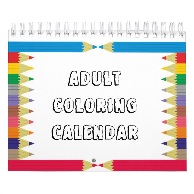 Adult Colouring Calendar (Cover)