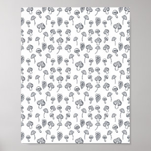 Adult Colouring Page Design Poster