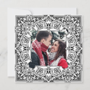 Adult Colouring: Personalized Christmas Card