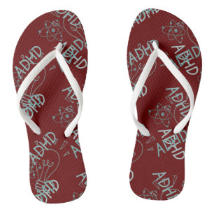 Adult Flip Flops, Slim Straps Flip Flops
