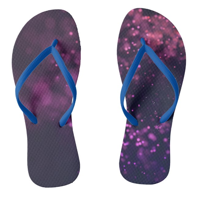 Adult Flip Flops, Slim Straps Flops (Footbed)