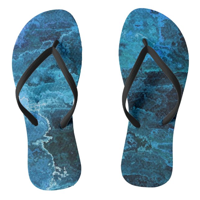 Adult Flip Flops, Slim Straps Flops (Footbed)
