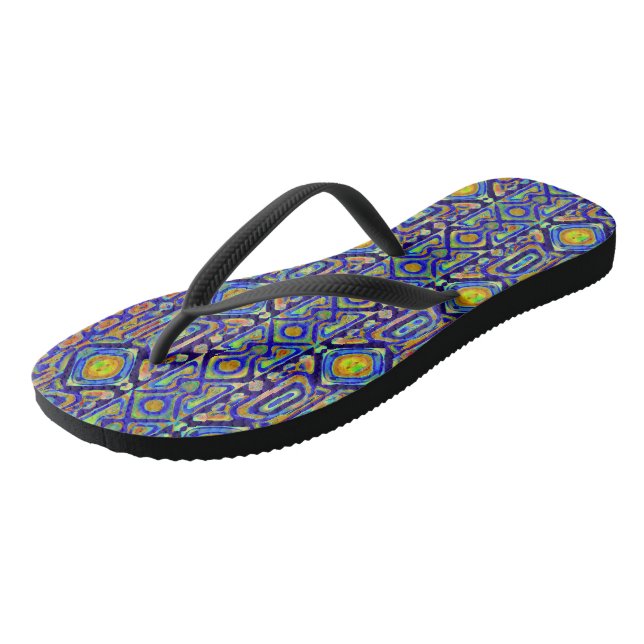 Adult Flip Flops, Slim Straps Flops (Angled)