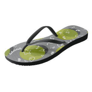 Adult Flip Flops, Slim Straps Flops