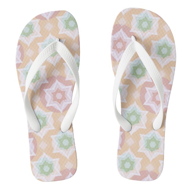Adult Flip Flops, Wide Straps Flip Flops (Footbed)