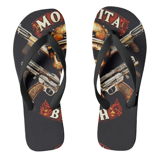 Adult Flip Flops, Wide Straps Flip Flops (Footbed)