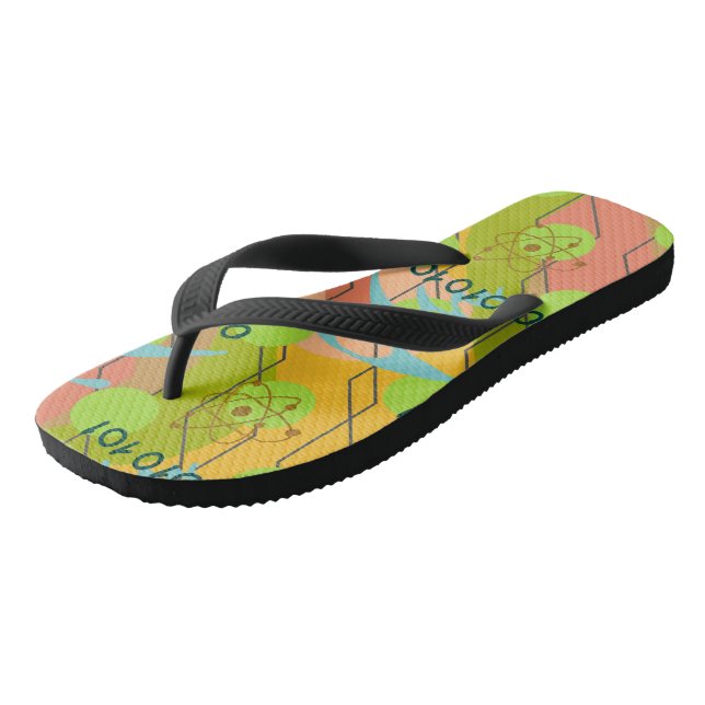 Adult Flip Flops, Wide Straps Flip Flops (Angled)