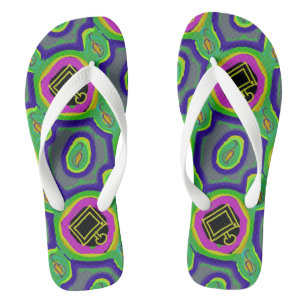Adult Flip Flops, Wide Straps Flops