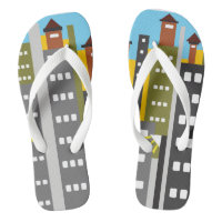 Adult Flip Flops, Wide Straps