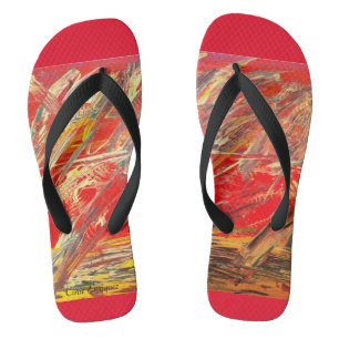 Adult Flip Flops, Wide Straps Flops