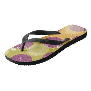Adult Flip Flops, Wide Straps Flops