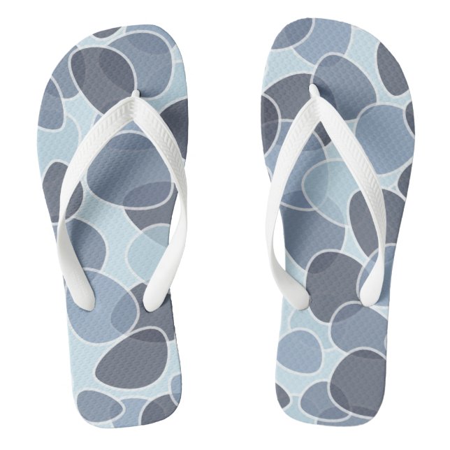 Adult Flip Flops, Wide Straps Flops (Footbed)