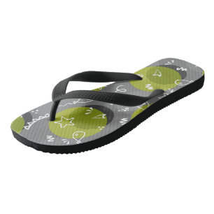 Adult Flip Flops, Wide Straps Flops