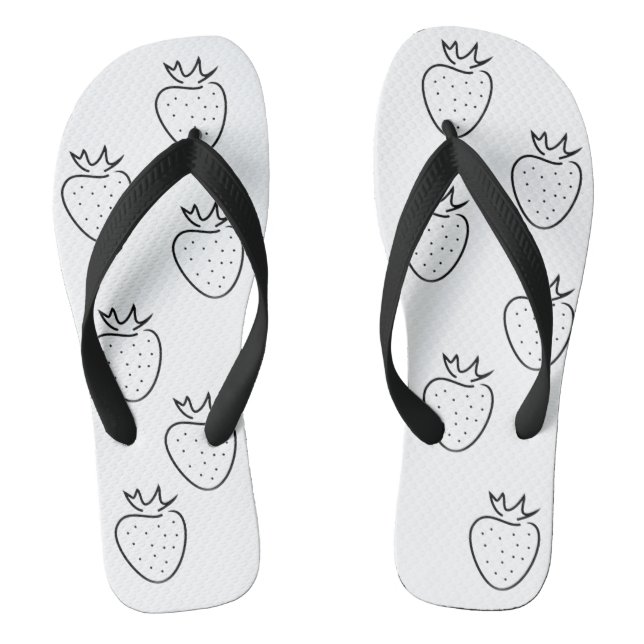 Adult Flip Flops, Wide Straps, santalia Flip Flops (Footbed)