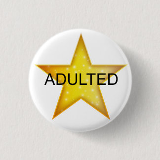 Adult God Star - Adulted 1 Inch Round Button