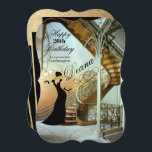 Adult Granddaughter Birthday Art Deco card<br><div class="desc">I hope you enjoy this great Birthday Card to a Granddaughterwith this Art Deco Scene and Fancy Girl Silhouette on it. You can change ALL THE PERSONAL INFORMATION on the Birthday Card to meet your needs. You can change the Date, Birthday Name and Name of who it is from. Enjoy!...</div>