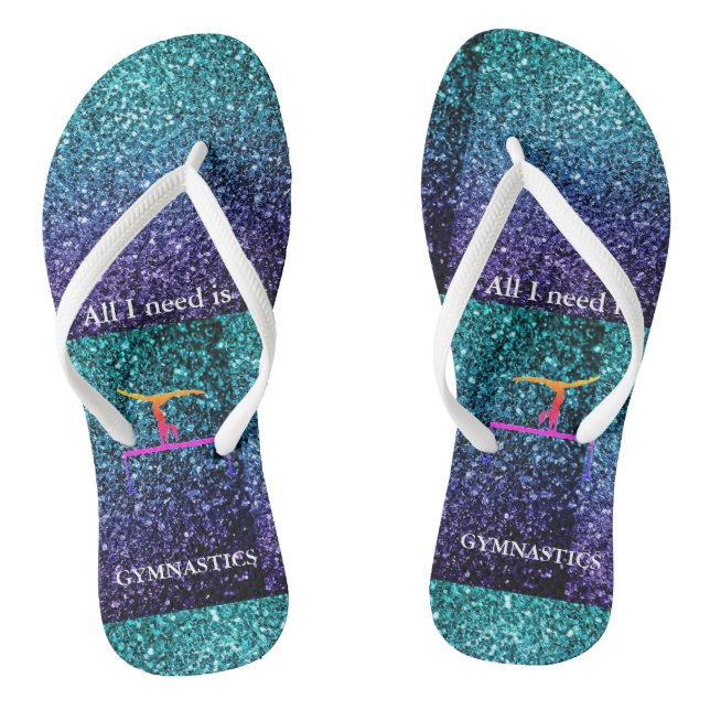 ADULT GYMNASTICS FLIP FLOPS - TEEN - SANDALS (Footbed)