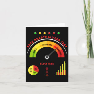 Adult Halloween Costume Breathalyzer Mens Hallowee Card
