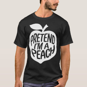 Adult Halloween Costumes Pretend I'm A Peach T-Shirt