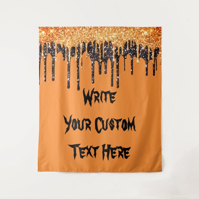 Adult Halloween Party Photo Booth Backdrop Prop Tapestry (Front)