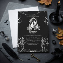 Adult Halloween Party Vintage Gothic Skeleton
