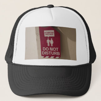 ADULT HUMOR Attempting First Base Sign Trucker Hat
