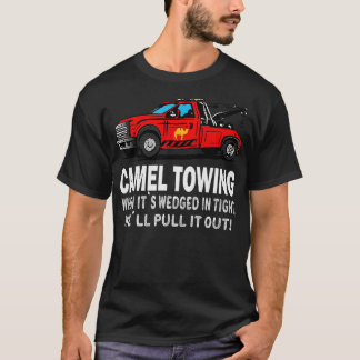 Adult Humour Camel Towing T-Shirt