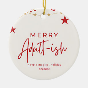 Adult humour ceramic ornament