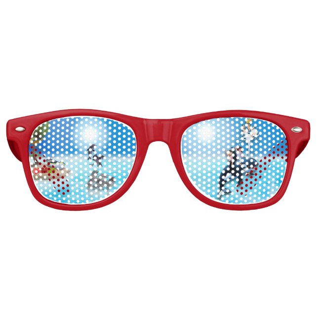 Adult & Kids Fun Retro Party Shades (Front)