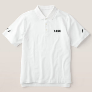 Adult L Size with Style Men's Polo KING T-Shirts