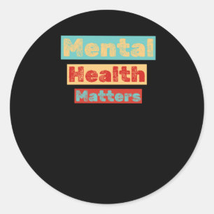 Adult Mental Health S Colourful Design Sticker