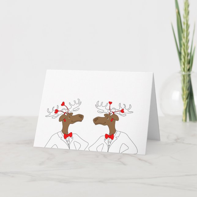 Adult Moose Valentine Card (Front)