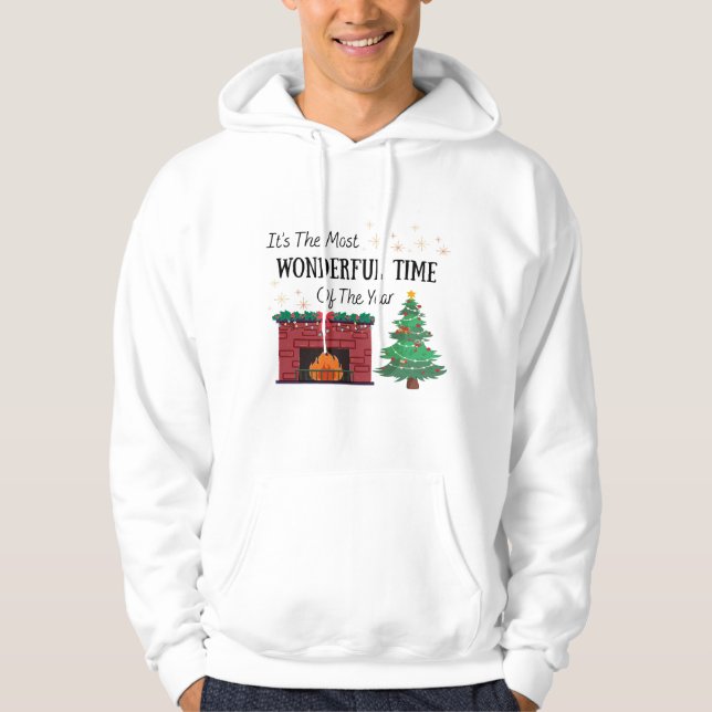 Adult Most Wonderful Time of The Year Hoodie (Front)
