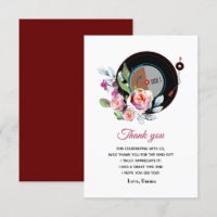 adult music thank you card