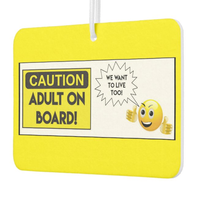 Adult On Board Air Freshener (Left)