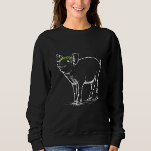 Adult Pig Guinea Owner Graphic Sweatshirt