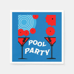 Adult Pool Parties Napkin