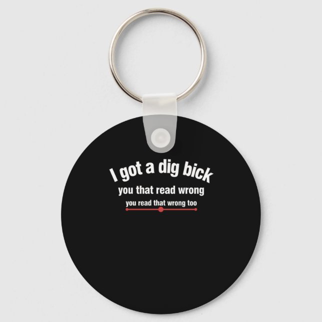 Adult Puns Wordplay Funny Misspelled Wrong Phrasin Keychain (Front)