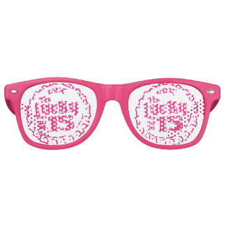 Adult Retro Party Shades, White Retro Sunglasses
