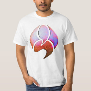 Adult T shirt with 1912 logo in pearloid