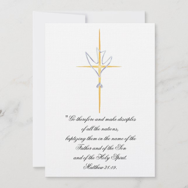 Adult/Teen Baptismal Invitation (Front)