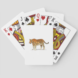Adult Tiger Playing Cards