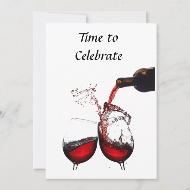 ****ADULT WINE PARTY INVITATION***** INVITATION (Front)