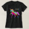 Adult Woman's Gold Glitter Rainbow Unicorn