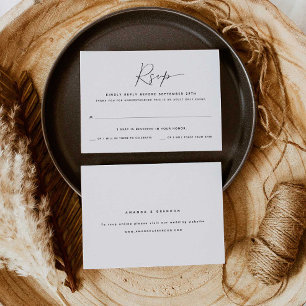 Adulte uniquement   Une carte RSVP de mariage invi