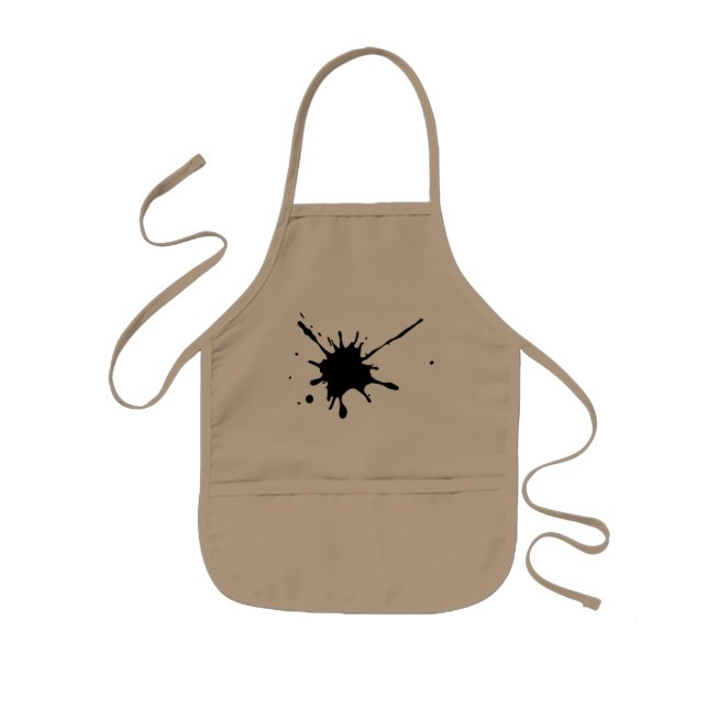 Adults and Kids Aprons - Splat (Front)