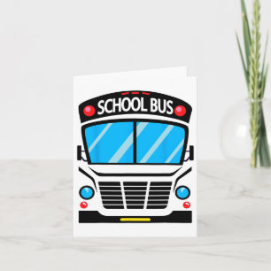 Adults And Kids School Bus Costume Halloween  Card
